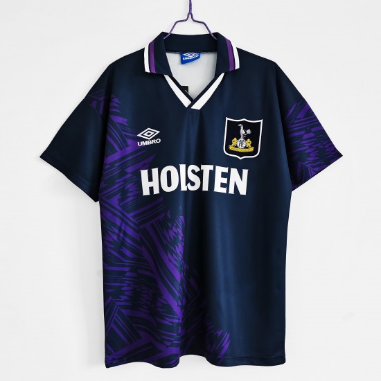 Camisola Tottenham Hotspur Retro Equipamento Segundo 1994-1995 Manga Curta